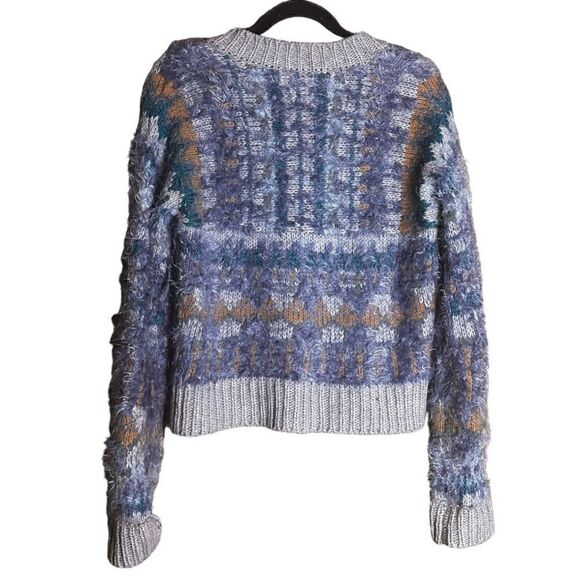 Free People Cardigan / Fuzzy Jacket Size Small ▪️ - Picture 3 of 11